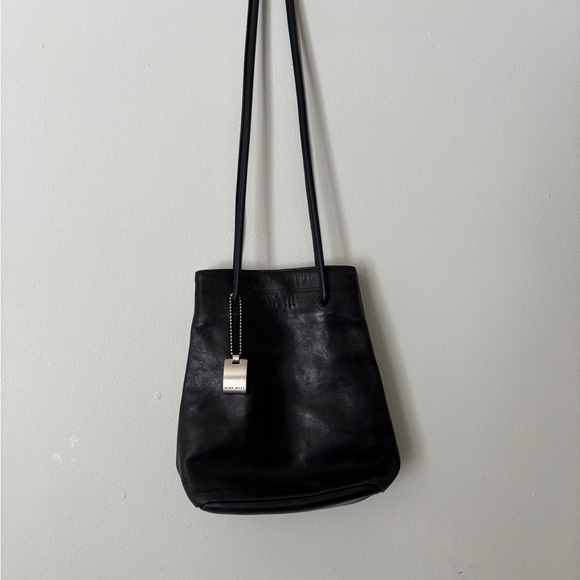 Nine West Handbags - Vintage Black Leather Shoulder Bag